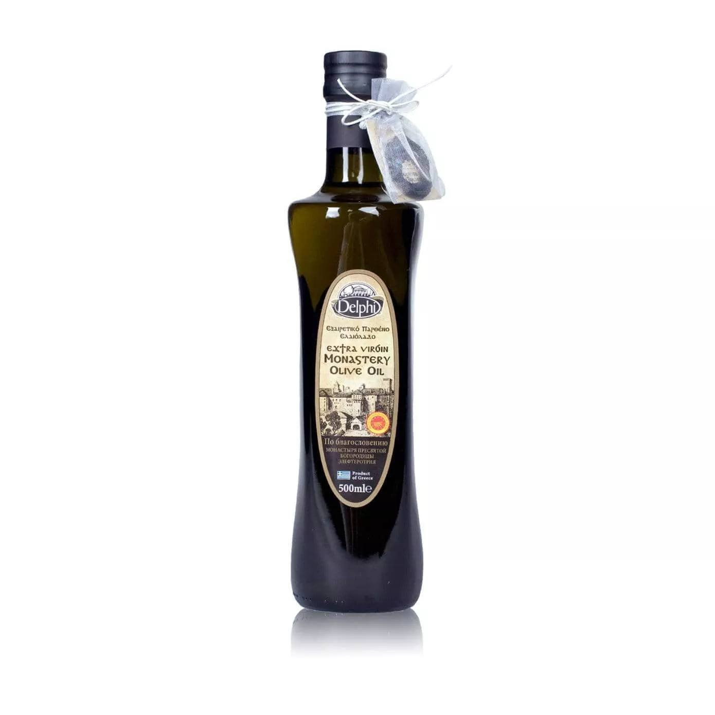 Масло оливковое Extra Virgin Монастырское DELPHI P.D.O. 0,5л