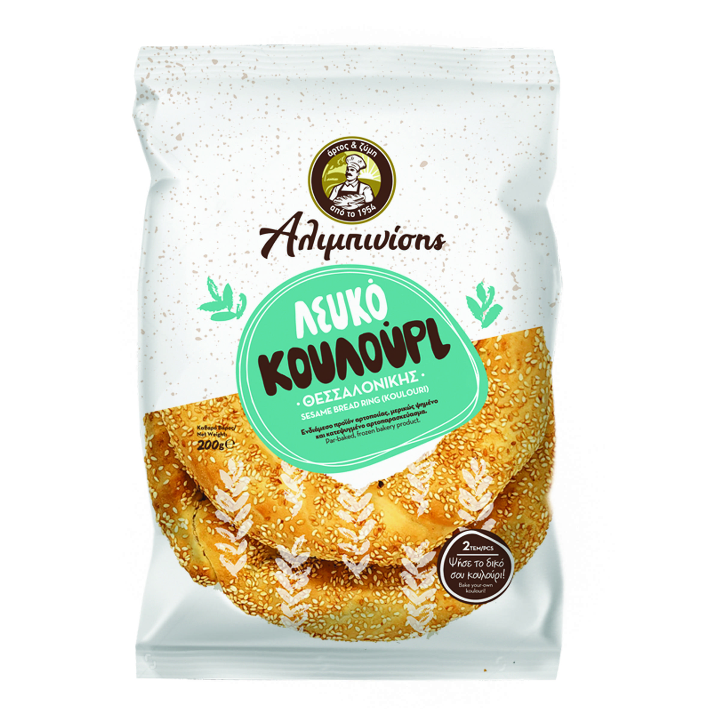 Бублик греческий "Кулури Фессалоникис" ALIBINISIS 2х100 г