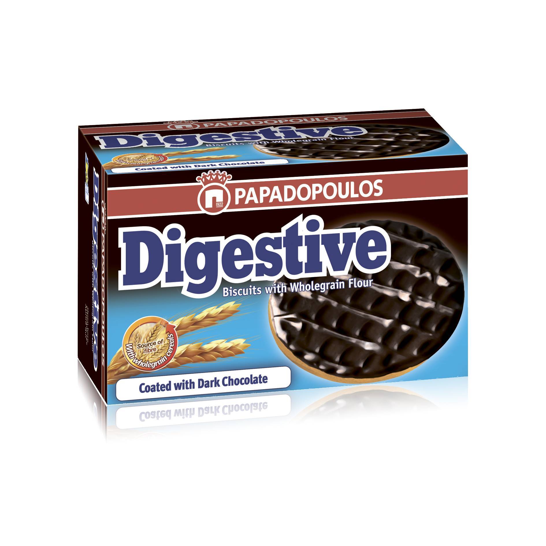 Печенье c цельнозерновой мукой и темным шоколадом  Digestive 200 г