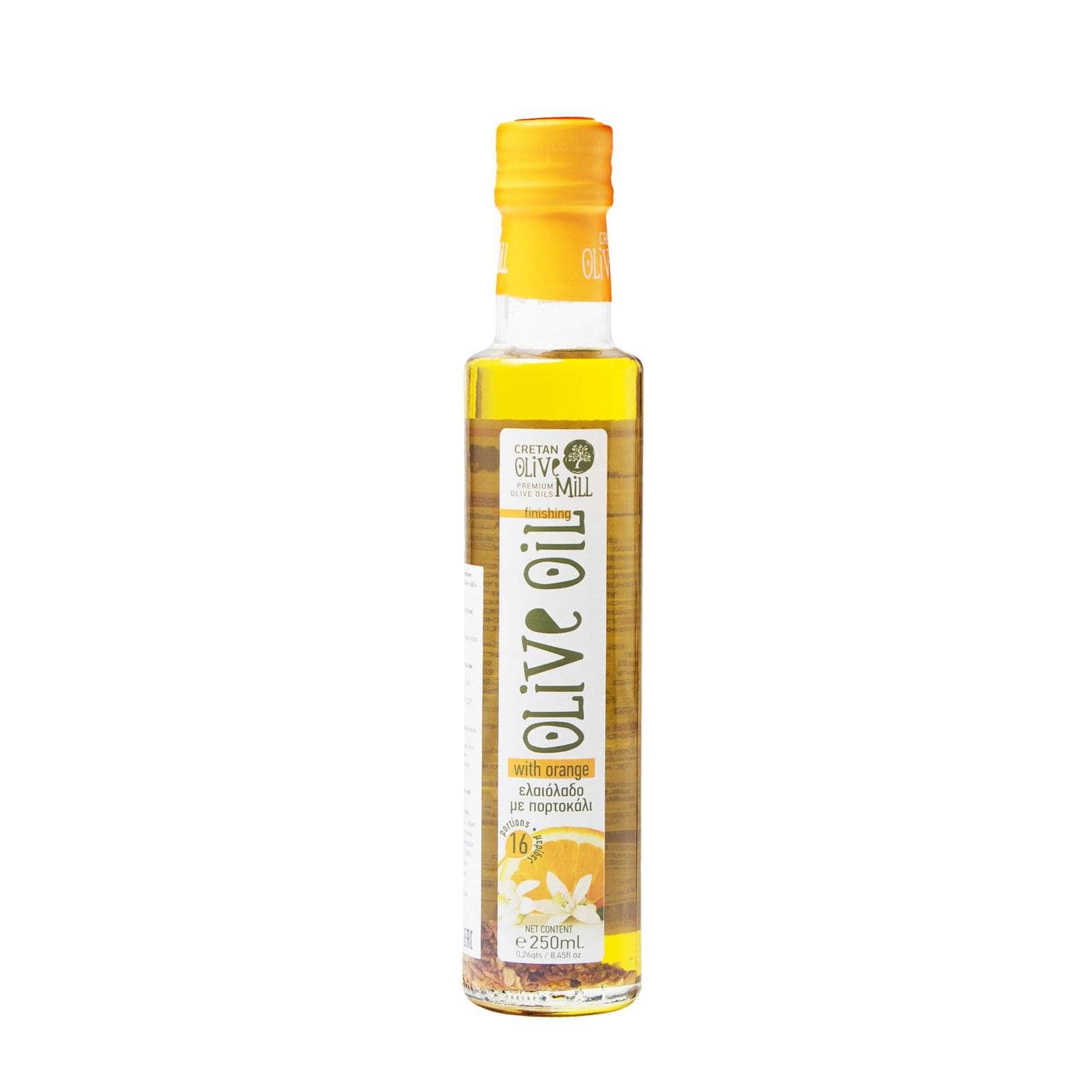 Масло оливковое Extra Virgin с апельсином CRETAN MILL  0,25л
