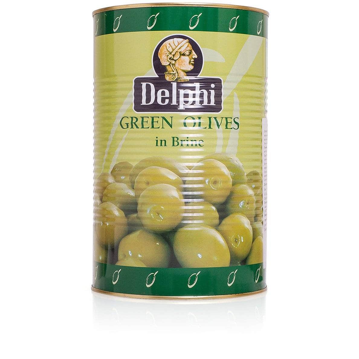 Оливки с косточкой в рассоле DELPHI Colossal 121-140 4250г