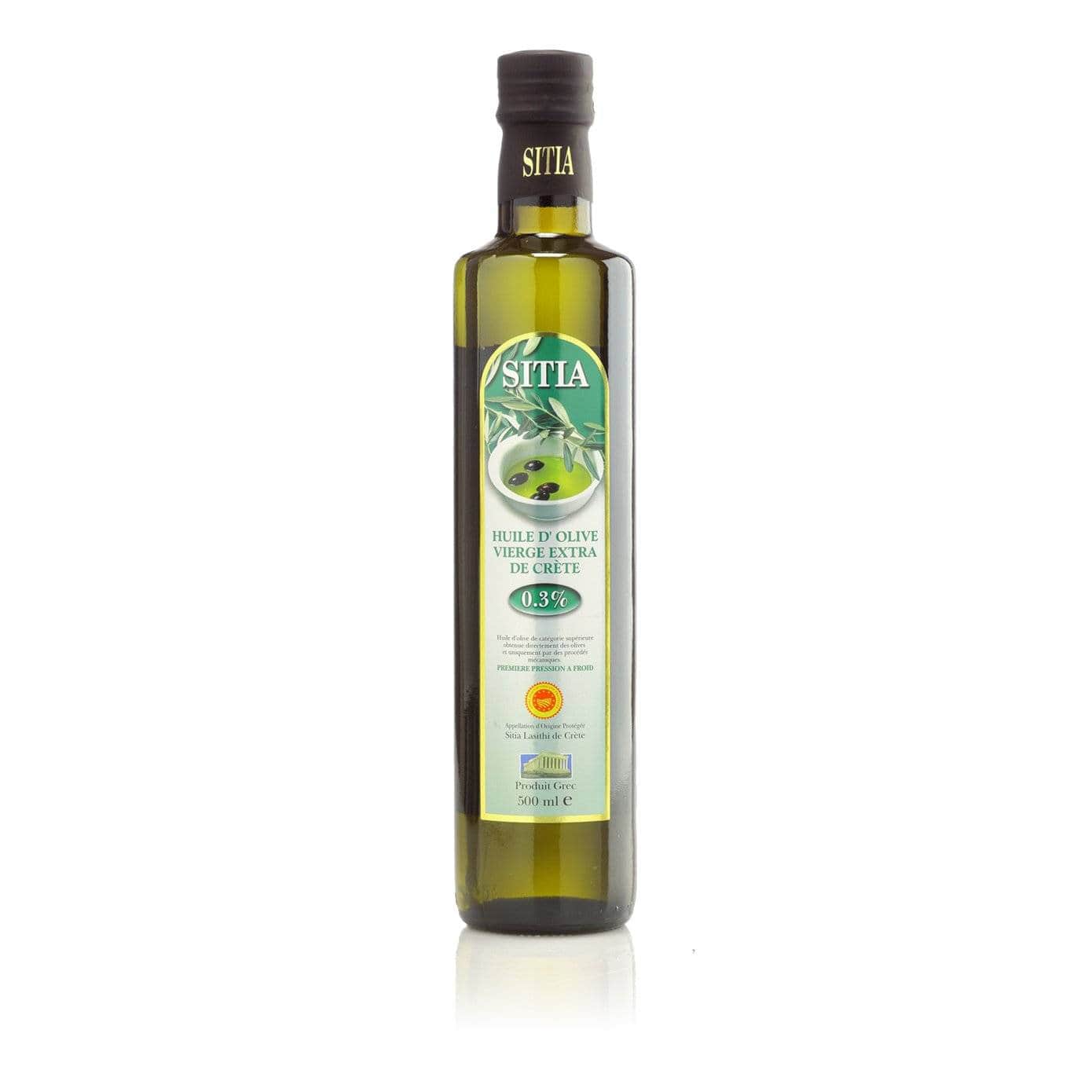 Масло оливковое Extra Virgin 0,3% SITIA P.D.O. 0,5 л
